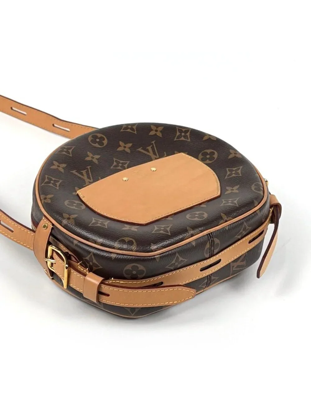 Louis Vuitton Boite Chapeau Souple Shoulder Bag Crossbody Monogram Brown